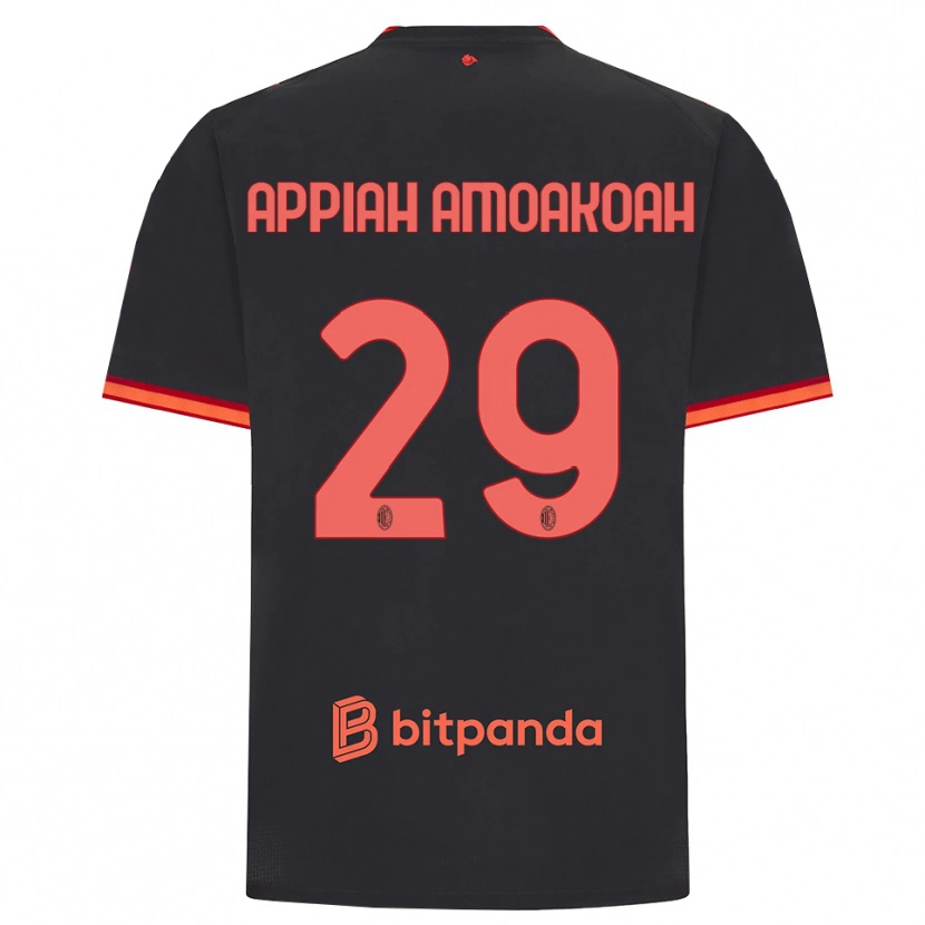 Danxen Femme Maillot Karen Appiah Amoakoah #29 Rouge Noir Troisieme 2026/27 T-Shirt