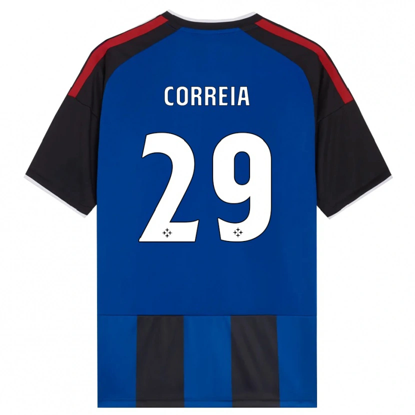 Danxen Femme Maillot Omar Correia #29 Noir Rouge Blanc Bleu Tenues Domicile 2026/27 T-Shirt