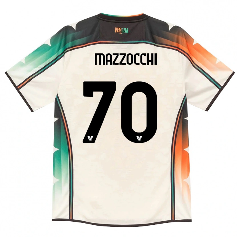 Danxen Enfant Maillot Pasquale Mazzocchi #70 Vieux Dentelle Orange Vert Tenues Extérieur 2026/27 T-Shirt