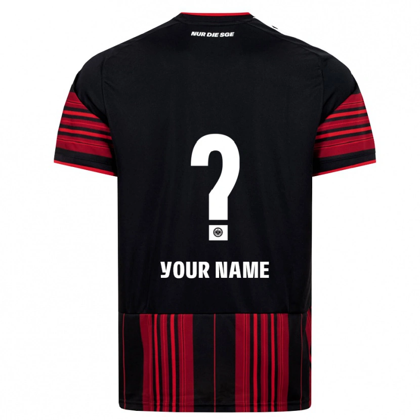 Danxen Enfant Maillot Votre Nom #0 Noir Rouge Blanc Tenues Domicile 2026/27 T-Shirt