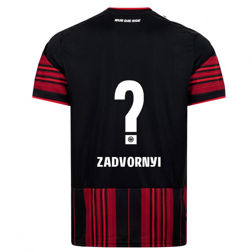 Danxen Enfant Maillot Igor Zadvornyi #0 Noir Rouge Blanc Tenues Domicile 2026/27 T-Shirt