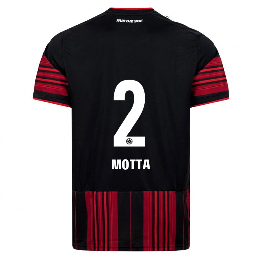 Danxen Enfant Maillot Noel Motta #2 Noir Rouge Blanc Tenues Domicile 2026/27 T-Shirt