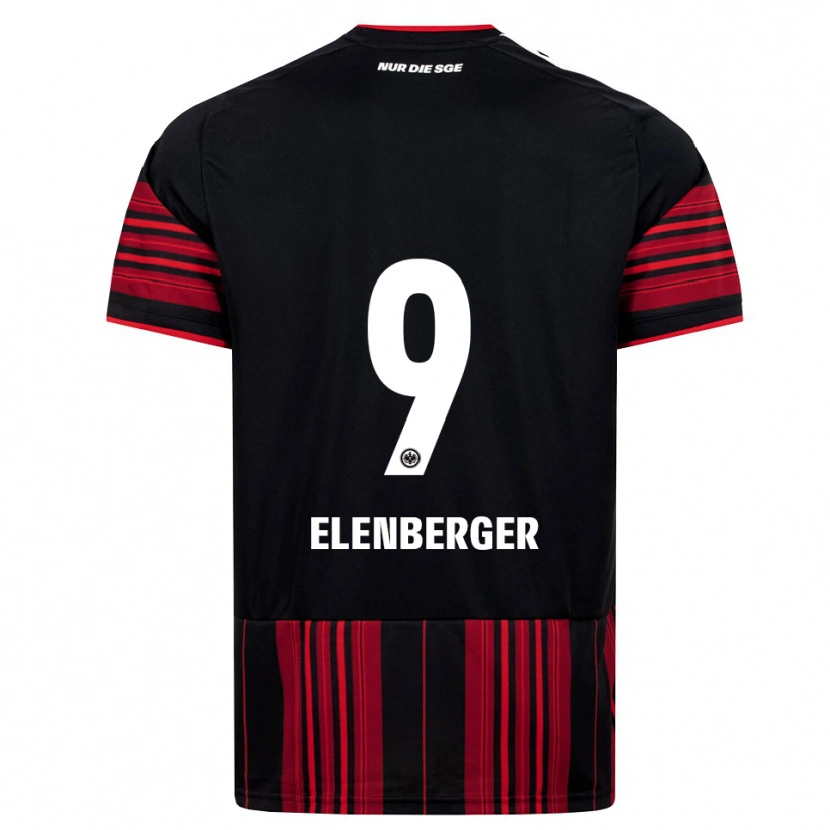 Danxen Enfant Maillot Samuel Elenberger #9 Noir Rouge Blanc Tenues Domicile 2026/27 T-Shirt