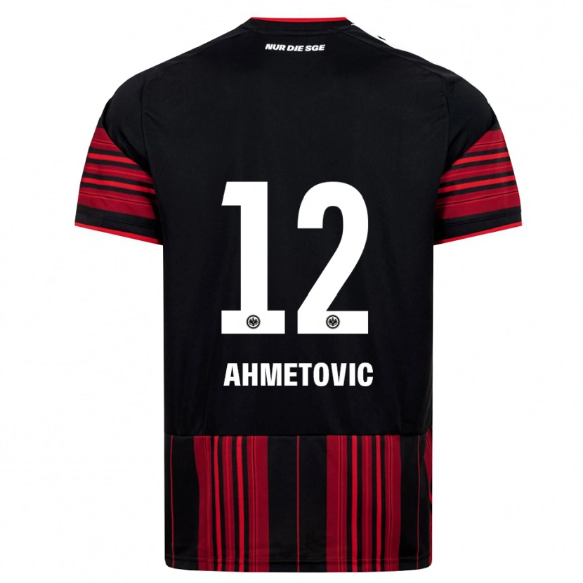 Danxen Enfant Maillot Marko Ahmetovic #12 Noir Rouge Blanc Tenues Domicile 2026/27 T-Shirt