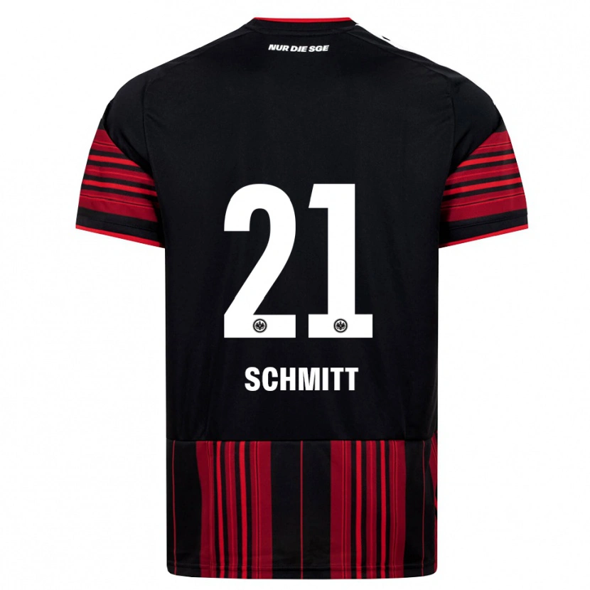 Danxen Enfant Maillot Joshua Schmitt #21 Noir Rouge Blanc Tenues Domicile 2026/27 T-Shirt