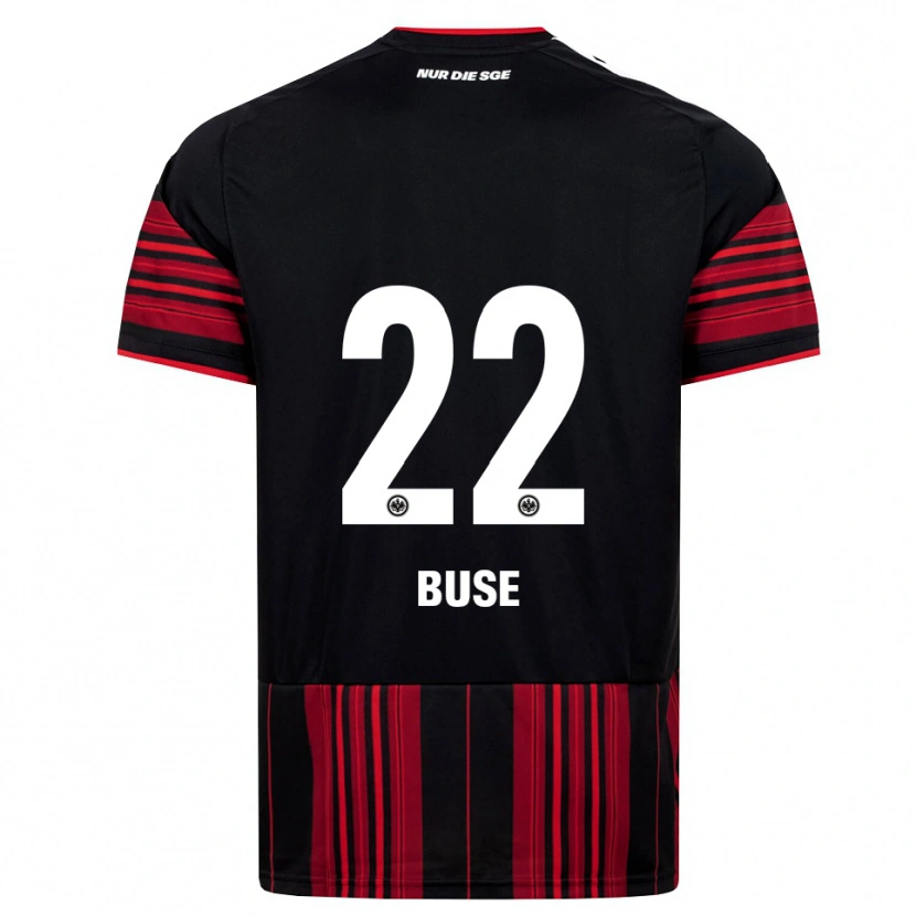 Danxen Enfant Maillot Gabriel Buse #22 Noir Rouge Blanc Tenues Domicile 2026/27 T-Shirt
