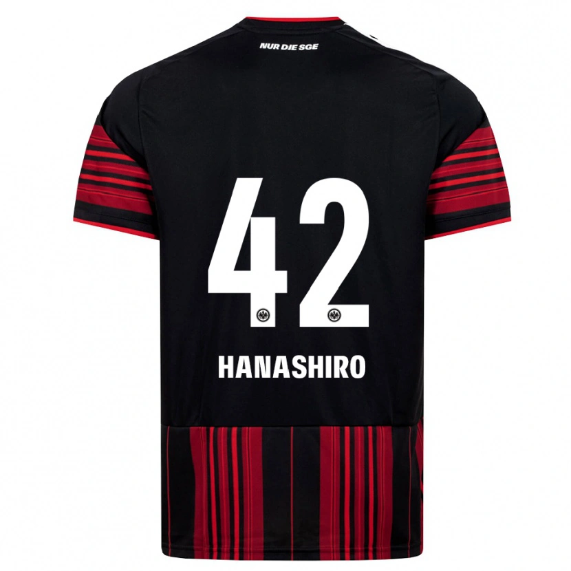 Danxen Enfant Maillot Rinto Hanashiro #42 Noir Rouge Blanc Tenues Domicile 2026/27 T-Shirt