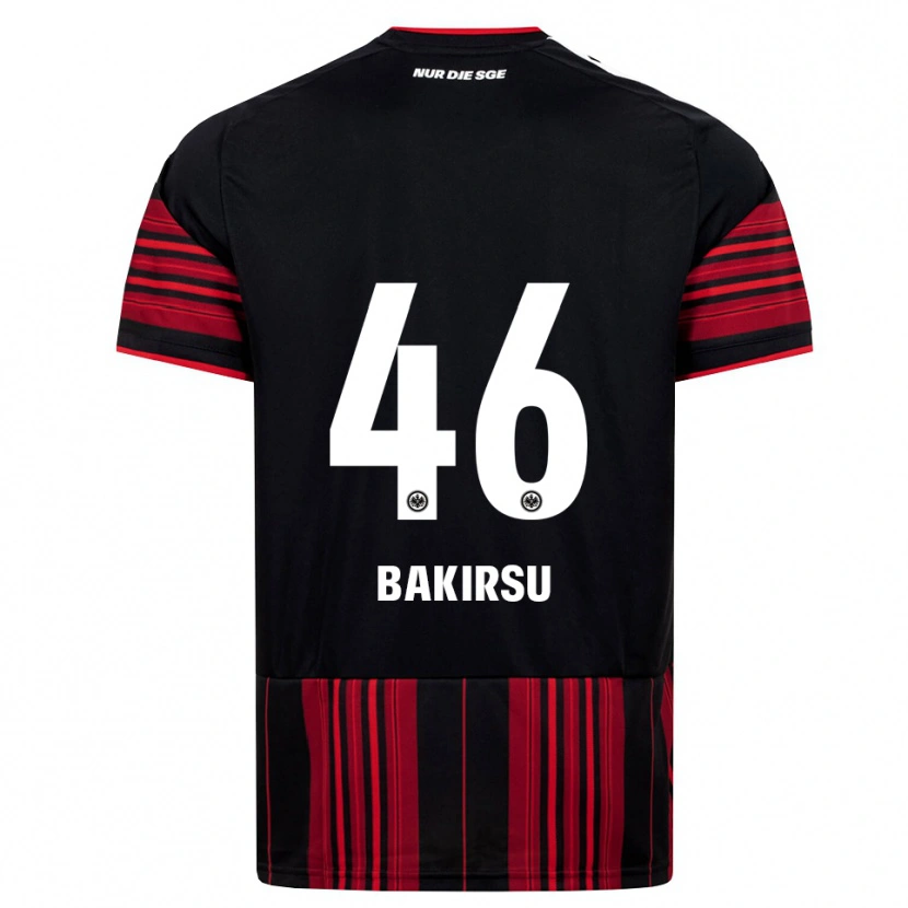 Danxen Enfant Maillot Hüseyin Bakirsu #46 Noir Rouge Blanc Tenues Domicile 2026/27 T-Shirt