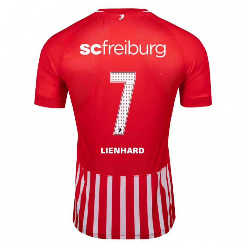 Danxen Enfant Maillot Patrick Lienhard #7 Rouge Blanc Noir Tenues Domicile 2026/27 T-Shirt