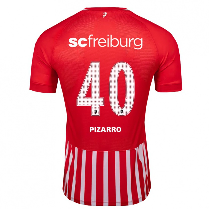Danxen Enfant Maillot Théodore Pizarro #40 Rouge Blanc Noir Tenues Domicile 2026/27 T-Shirt