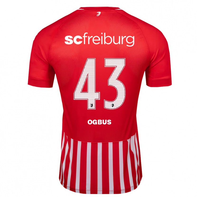 Danxen Enfant Maillot Bruno Ogbus #43 Rouge Blanc Noir Tenues Domicile 2026/27 T-Shirt
