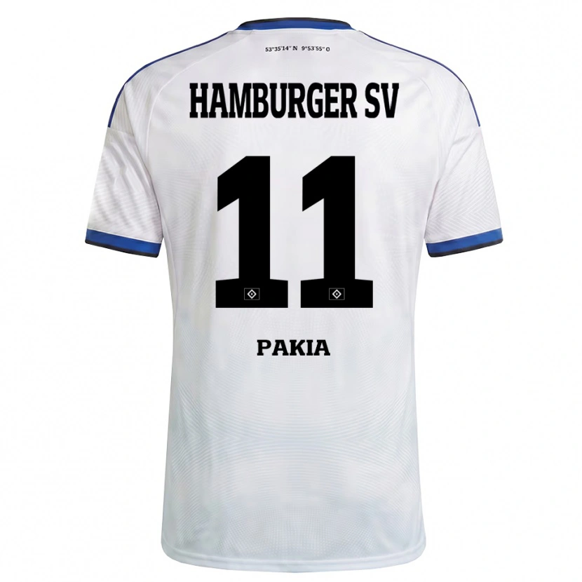 Danxen Enfant Maillot Ware Pakia #11 Blanc Noir Bleu Tenues Domicile 2026/27 T-Shirt