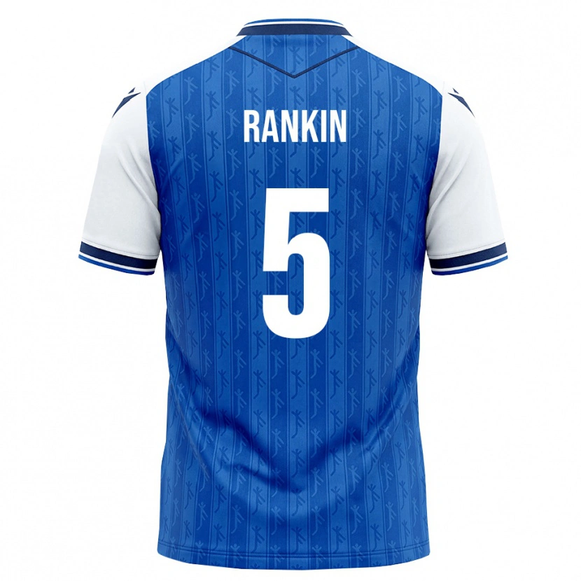Danxen Enfant Maillot Jamilla Rankin #5 Bleu Roi Blanc Tenues Domicile 2026/27 T-Shirt