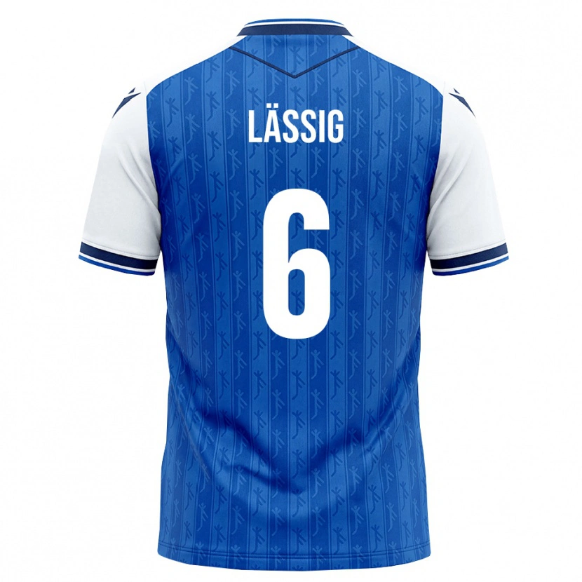 Danxen Enfant Maillot Valentin Lässig #6 Bleu Roi Blanc Tenues Domicile 2026/27 T-Shirt