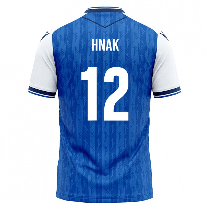 Danxen Enfant Maillot Anwar Hnak #12 Bleu Roi Blanc Tenues Domicile 2026/27 T-Shirt