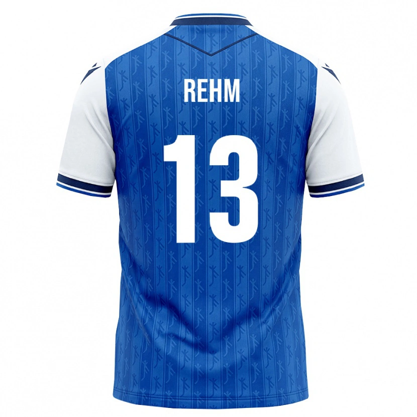 Danxen Enfant Maillot Louis Rehm #13 Bleu Roi Blanc Tenues Domicile 2026/27 T-Shirt