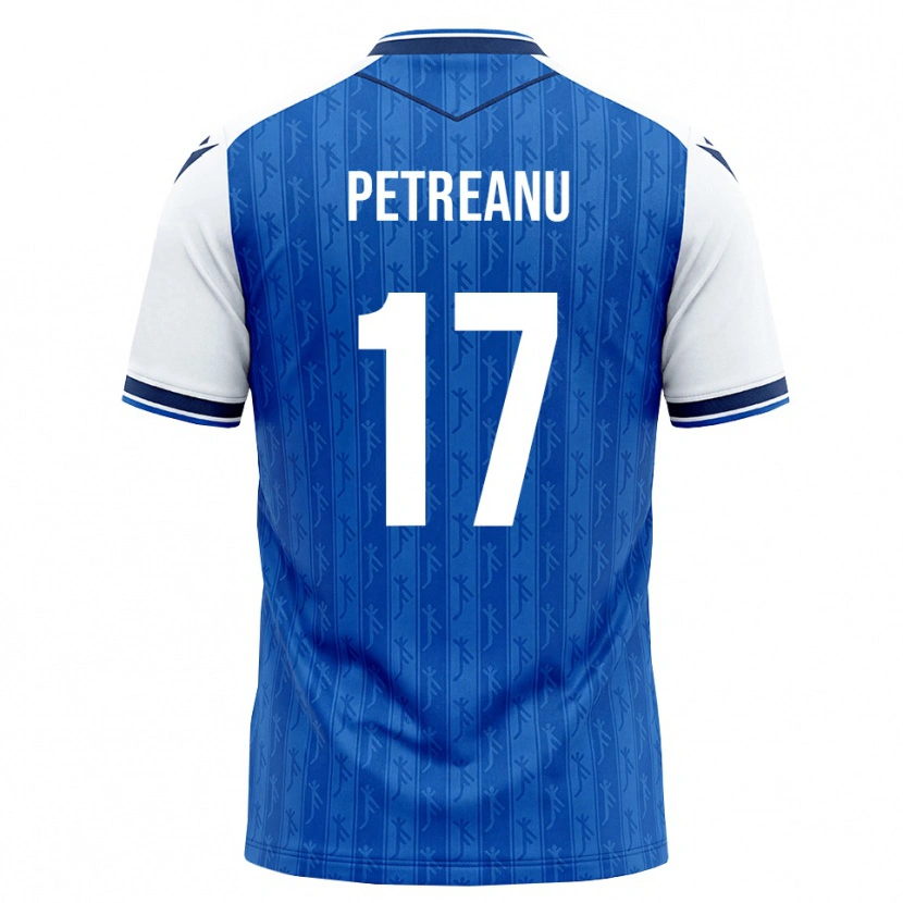 Danxen Enfant Maillot Vlad Petreanu #17 Bleu Roi Blanc Tenues Domicile 2026/27 T-Shirt