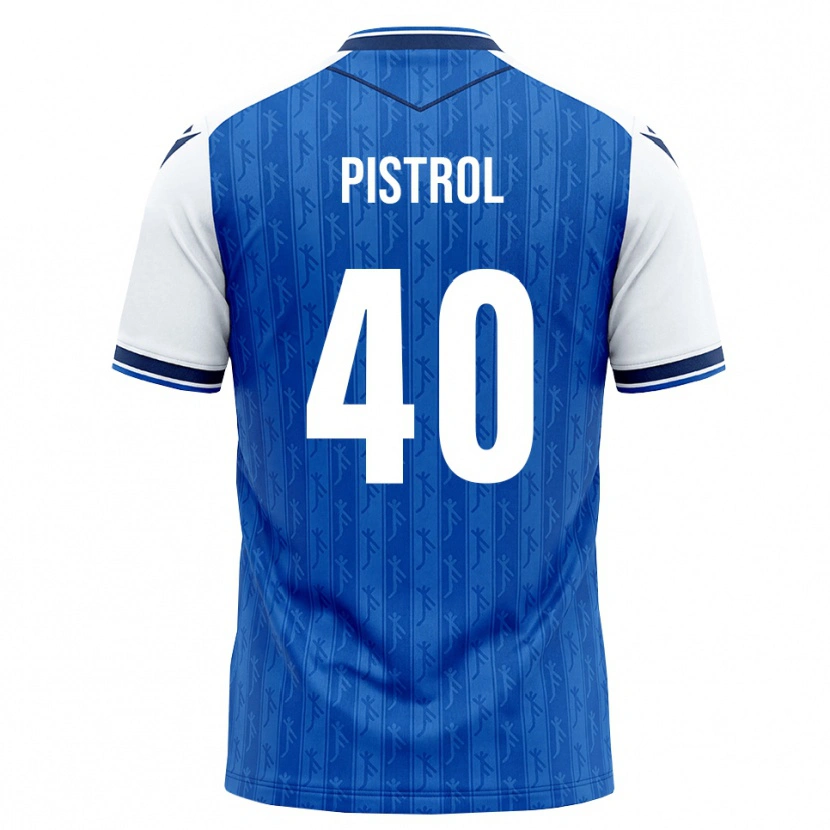 Danxen Enfant Maillot Santino Pistrol #40 Bleu Roi Blanc Tenues Domicile 2026/27 T-Shirt