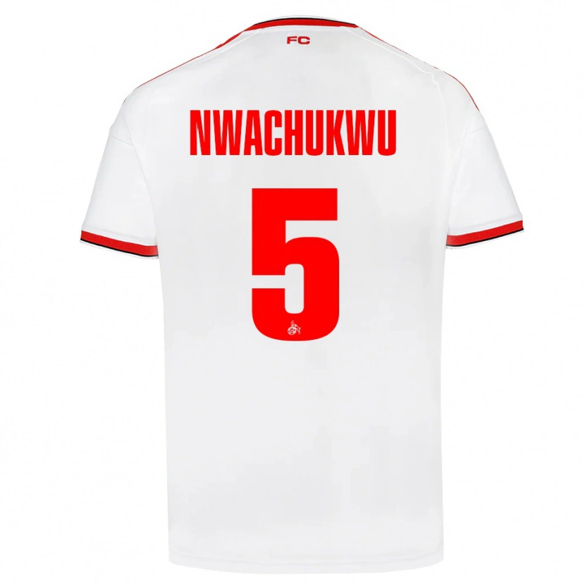 Danxen Enfant Maillot Ben Nwachukwu #5 Blanc Rouge Noir Tenues Domicile 2026/27 T-Shirt