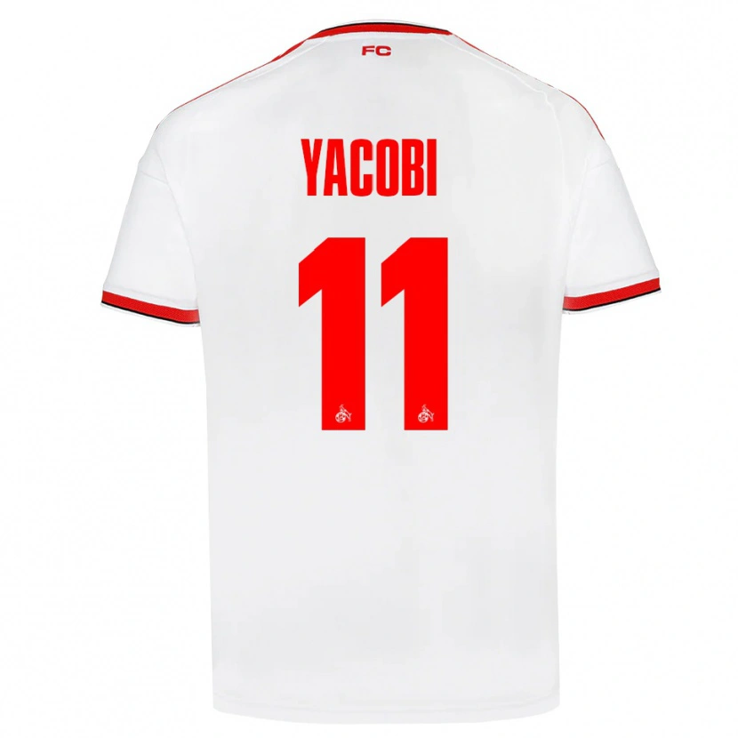 Danxen Enfant Maillot Nilas Yacobi #11 Blanc Rouge Noir Tenues Domicile 2026/27 T-Shirt