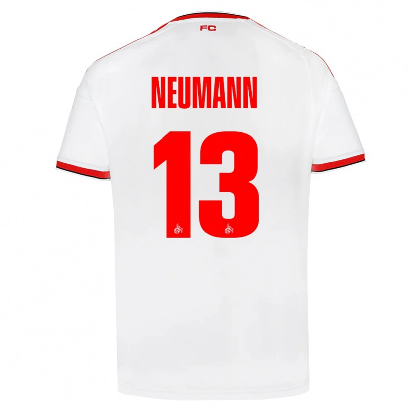 Danxen Enfant Maillot Cenny Neumann #13 Blanc Rouge Noir Tenues Domicile 2026/27 T-Shirt