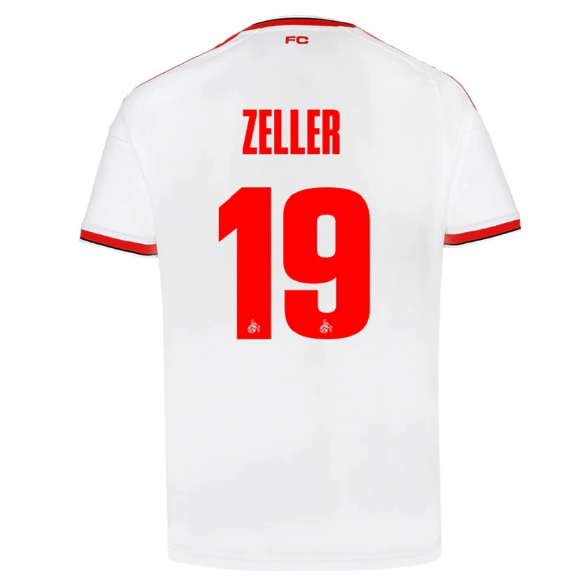 Danxen Enfant Maillot Dóra Zeller #19 Blanc Rouge Noir Tenues Domicile 2026/27 T-Shirt