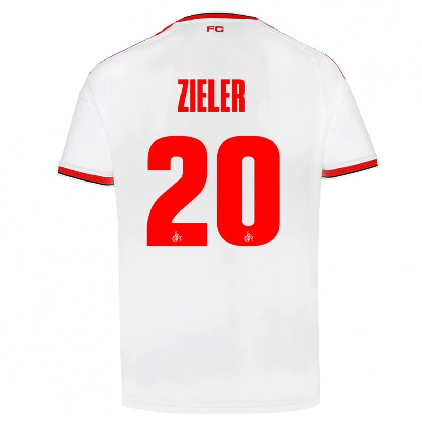 Danxen Enfant Maillot Ron-Robert Zieler #20 Blanc Rouge Noir Tenues Domicile 2026/27 T-Shirt