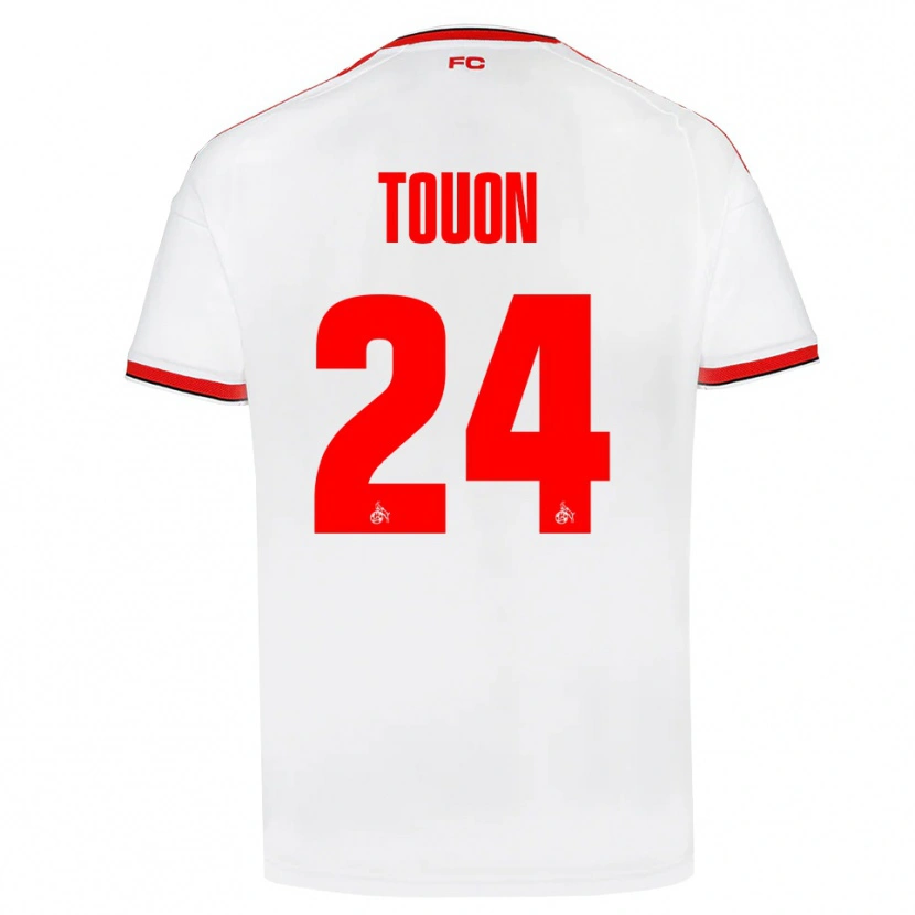 Danxen Enfant Maillot Ella Touon #24 Blanc Rouge Noir Tenues Domicile 2026/27 T-Shirt