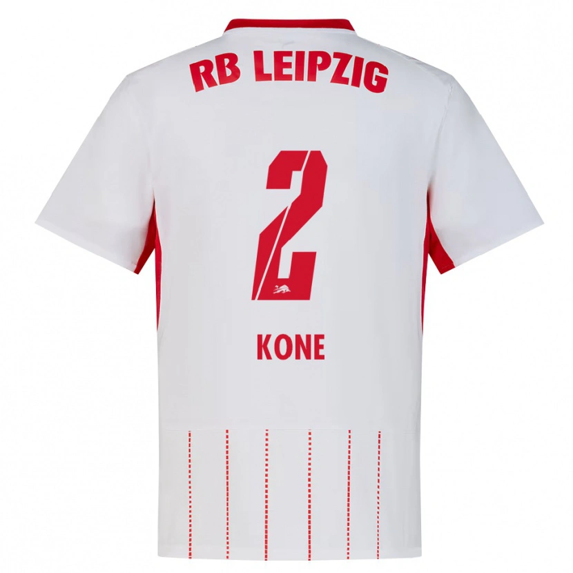 Danxen Enfant Maillot Abdoul Koné #2 Rouge Blanc Jaune Tenues Domicile 2026/27 T-Shirt