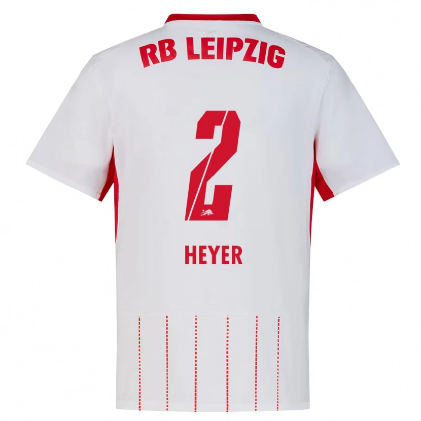Danxen Enfant Maillot Friedrich Heyer #2 Rouge Blanc Jaune Tenues Domicile 2026/27 T-Shirt