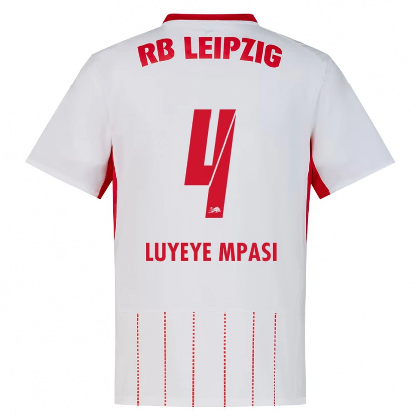 Danxen Enfant Maillot Seal Luyeye Mpasi #4 Rouge Blanc Jaune Tenues Domicile 2026/27 T-Shirt