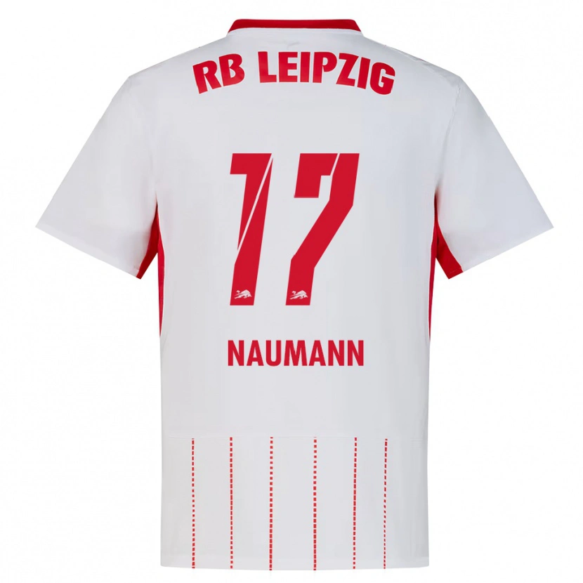 Danxen Enfant Maillot Carlos Naumann #17 Rouge Blanc Jaune Tenues Domicile 2026/27 T-Shirt