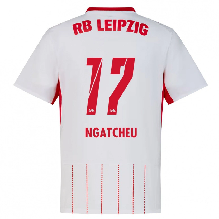 Danxen Enfant Maillot Yohan Ngatcheu #17 Rouge Blanc Jaune Tenues Domicile 2026/27 T-Shirt