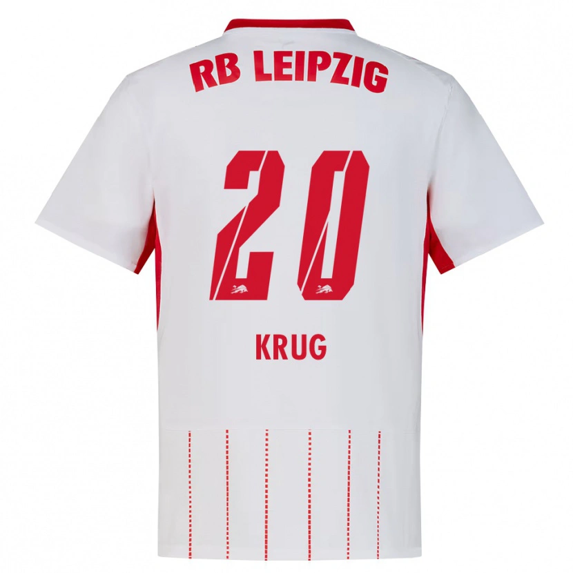 Danxen Enfant Maillot Victoria Krug #20 Rouge Blanc Jaune Tenues Domicile 2026/27 T-Shirt