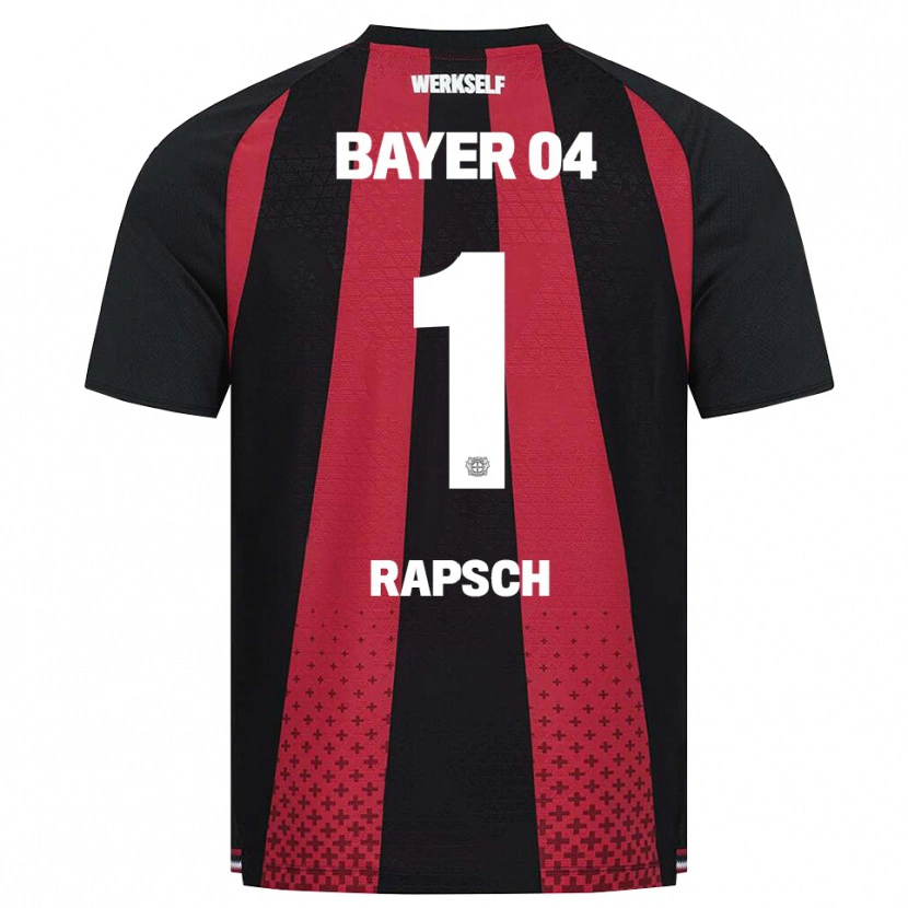 Danxen Enfant Maillot Simeon Rapsch #1 Noir Blanc Rouge Tenues Domicile 2026/27 T-Shirt