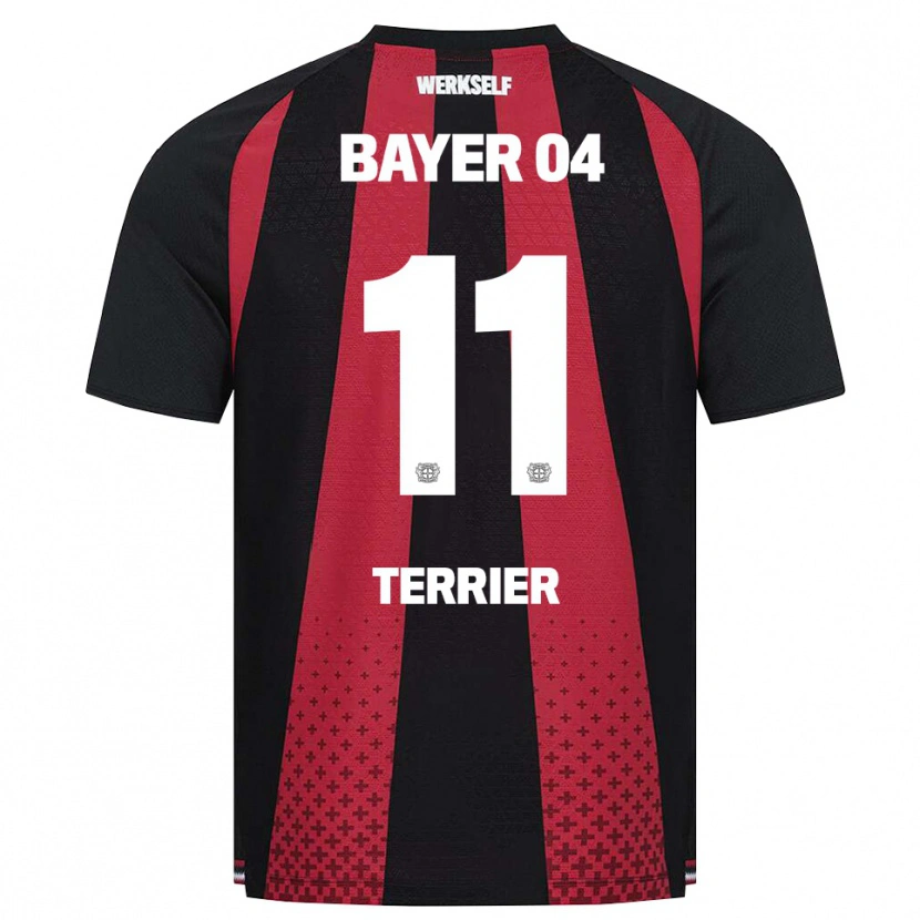 Danxen Enfant Maillot Martin Terrier #11 Noir Blanc Rouge Tenues Domicile 2026/27 T-Shirt