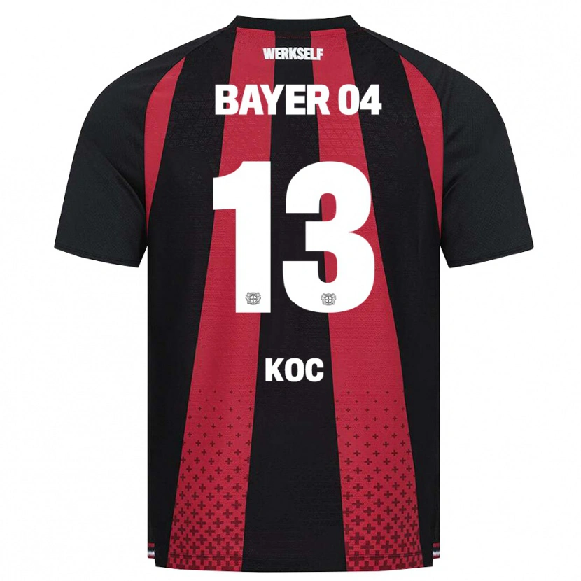Danxen Enfant Maillot Halil Koç #13 Noir Blanc Rouge Tenues Domicile 2026/27 T-Shirt