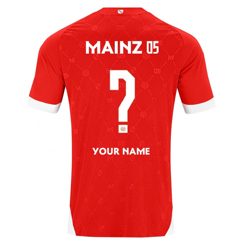 Danxen Enfant Maillot Votre Nom #0 Rouge Blanc Tenues Domicile 2026/27 T-Shirt
