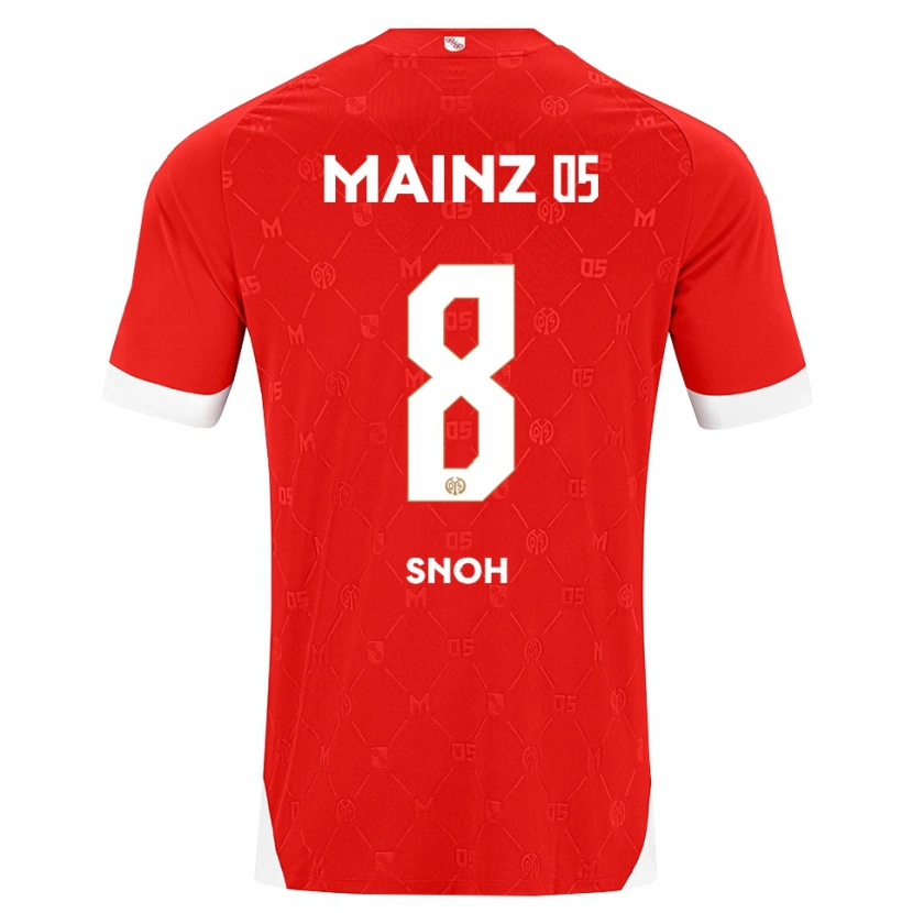 Danxen Enfant Maillot Denton Snoh #8 Rouge Blanc Tenues Domicile 2026/27 T-Shirt