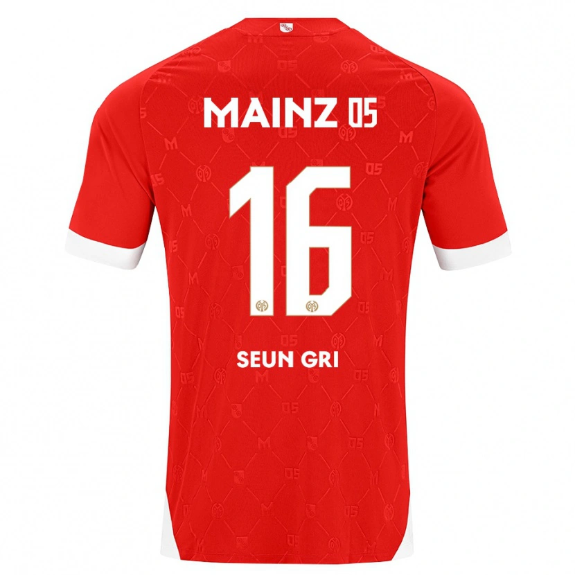 Danxen Enfant Maillot Seun-Gri Lee #16 Rouge Blanc Tenues Domicile 2026/27 T-Shirt