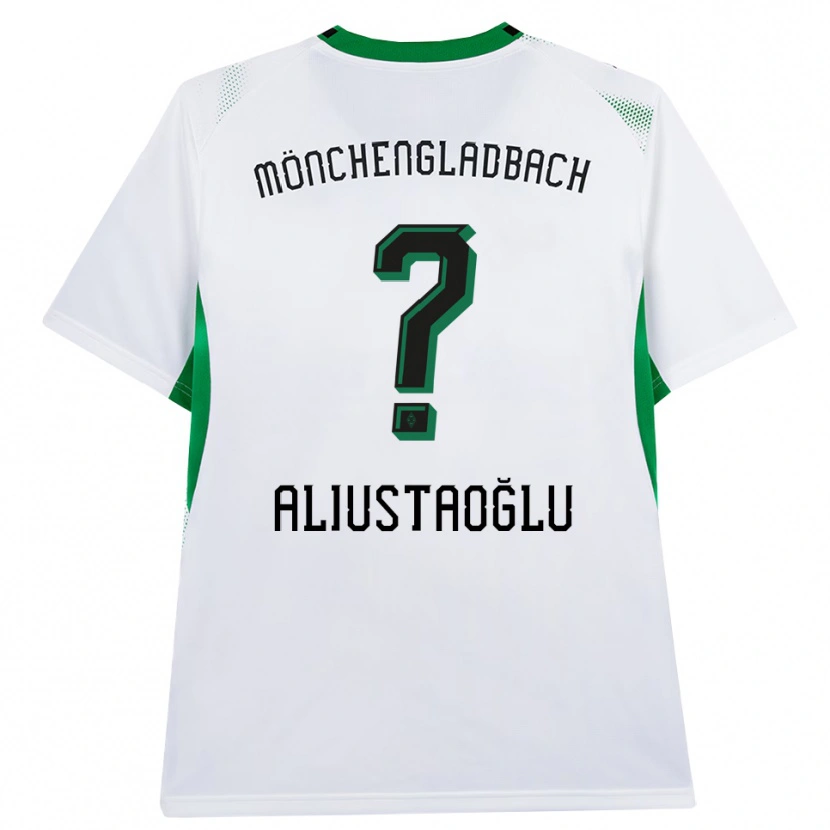 Danxen Enfant Maillot Mete Aliustaoğlu #0 Blanc Noir Vert Tenues Domicile 2026/27 T-Shirt