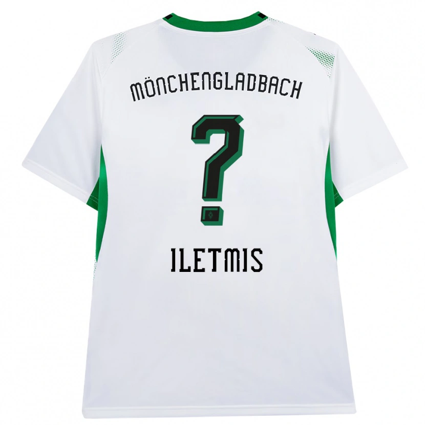 Danxen Enfant Maillot Abdullah Iletmis #0 Blanc Noir Vert Tenues Domicile 2026/27 T-Shirt