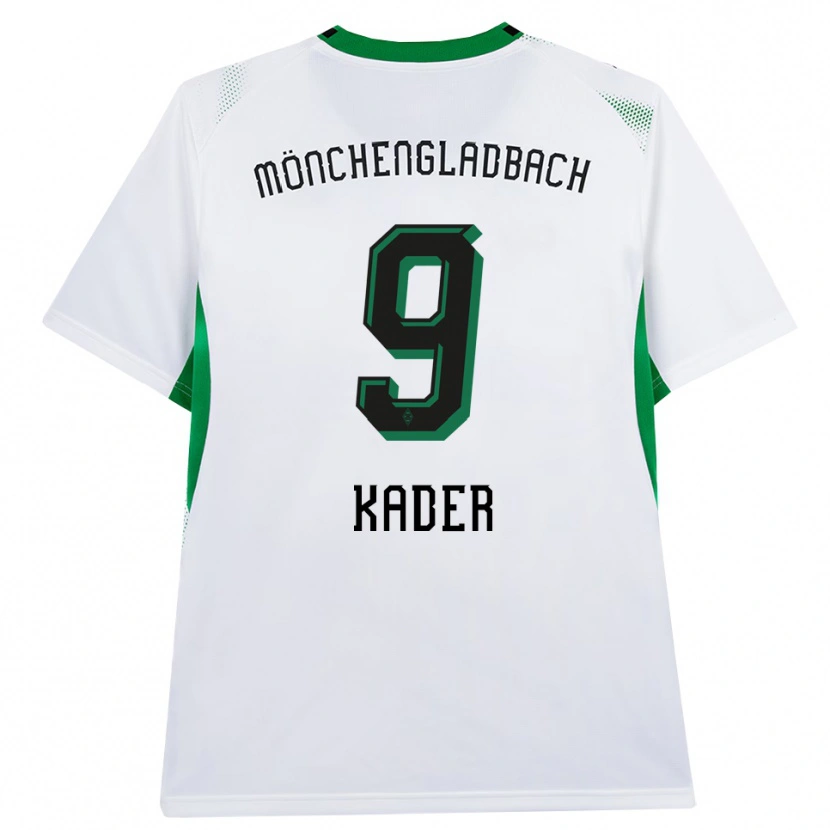 Danxen Enfant Maillot Cagatay Kader #9 Blanc Noir Vert Tenues Domicile 2026/27 T-Shirt