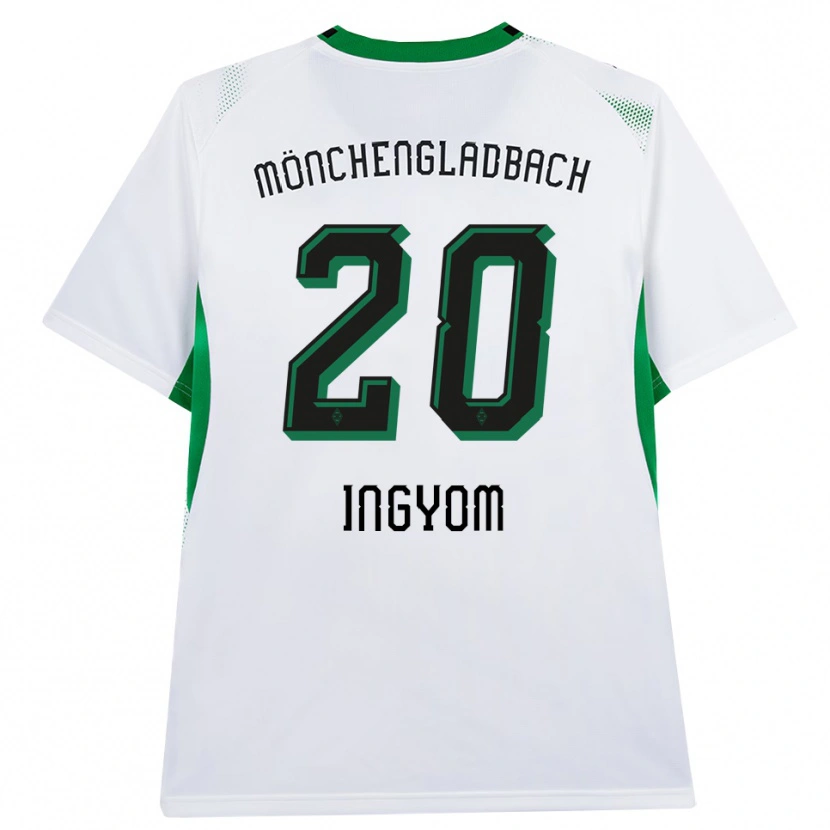 Danxen Enfant Maillot In-Gyom Jung #20 Blanc Noir Vert Tenues Domicile 2026/27 T-Shirt