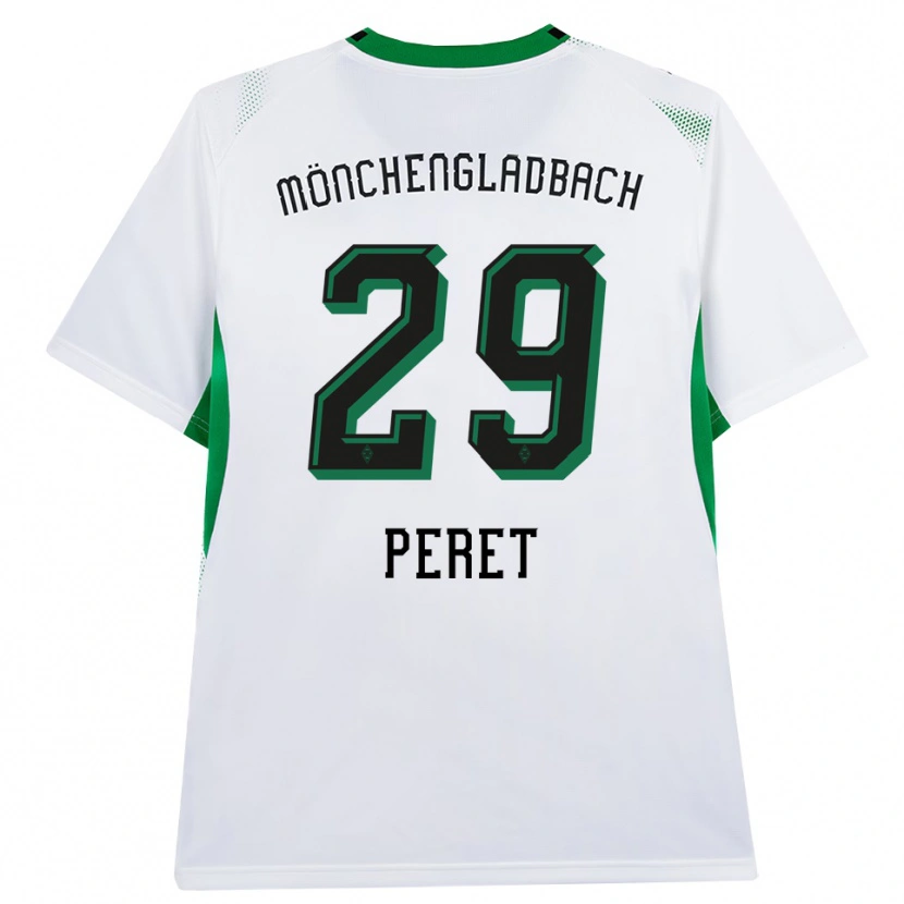 Danxen Enfant Maillot Jakub Peret #29 Blanc Noir Vert Tenues Domicile 2026/27 T-Shirt