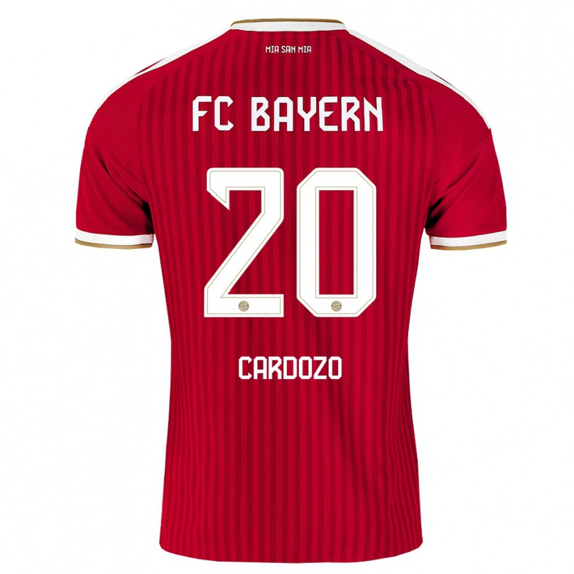Danxen Enfant Maillot Maycon Cardozo #20 Rouge Blanc Bleu Tenues Domicile 2026/27 T-Shirt