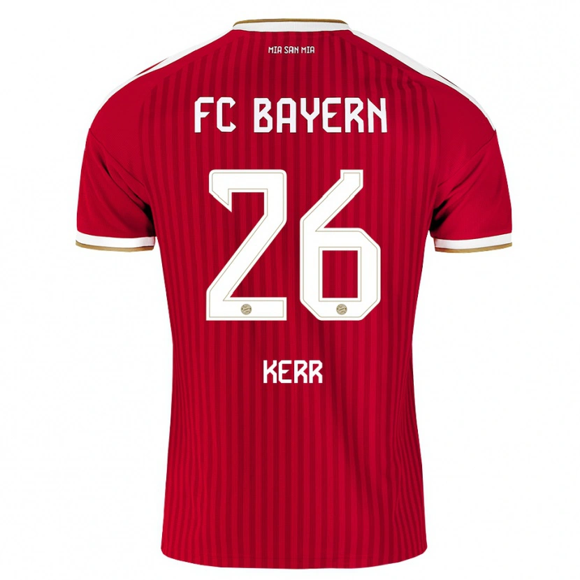 Danxen Enfant Maillot Samantha Kerr #26 Rouge Blanc Bleu Tenues Domicile 2026/27 T-Shirt