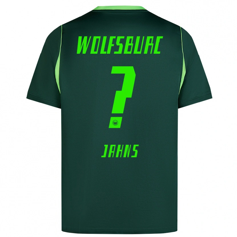 Danxen Enfant Maillot Stefan Jahns #0 Vert Foncé Blanc Tenues Domicile 2026/27 T-Shirt
