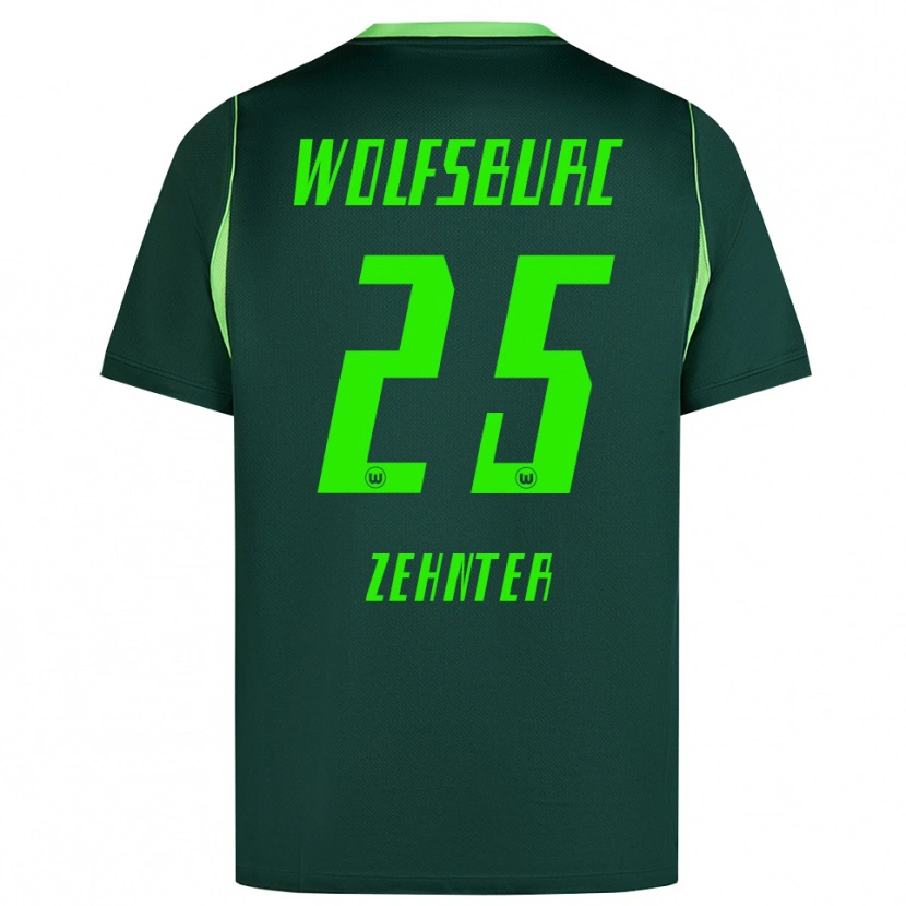 Danxen Enfant Maillot Aaron Zehnter #25 Vert Foncé Blanc Tenues Domicile 2026/27 T-Shirt