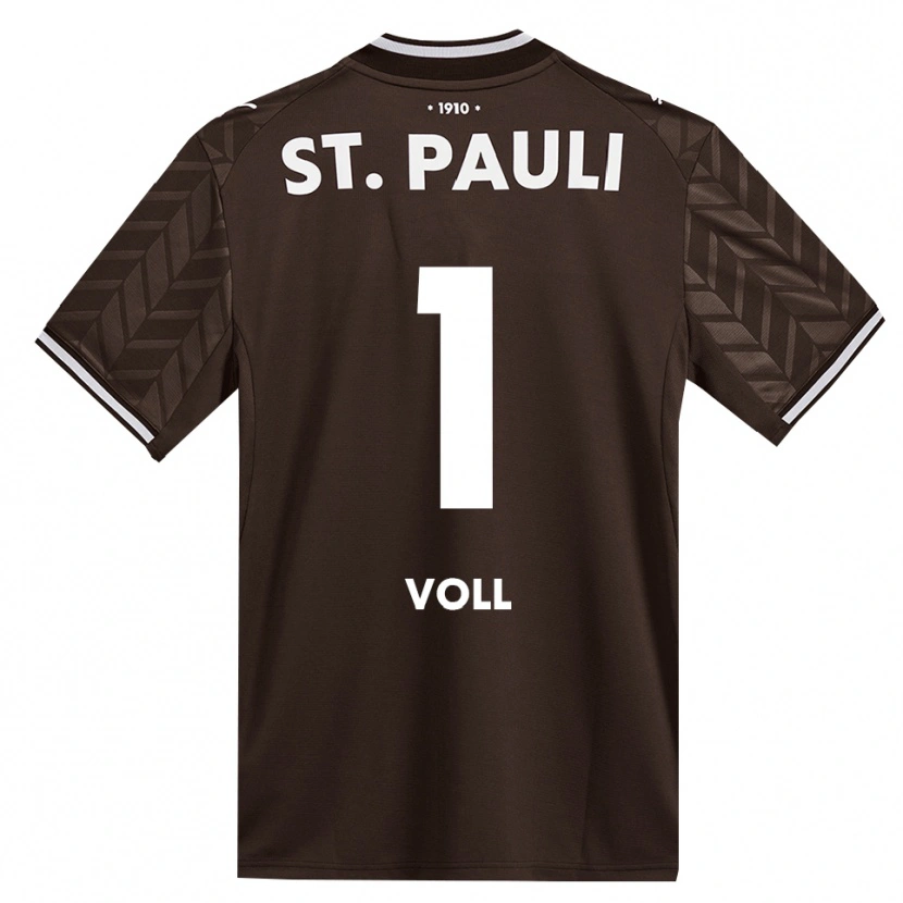 Danxen Enfant Maillot Ben Voll #1 Café Blanc Tenues Domicile 2026/27 T-Shirt